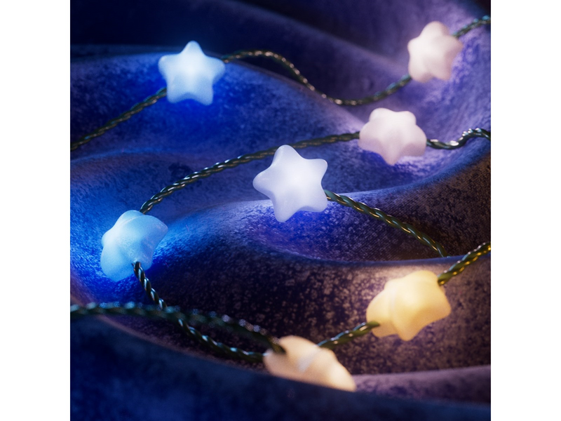 Twinkly Candies – 200 Star-shaped RGB LEDs Green Wire USB-C