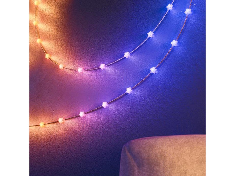 Twinkly Candies – 100 Star-shaped RGB LEDs Clear Wire USB-C