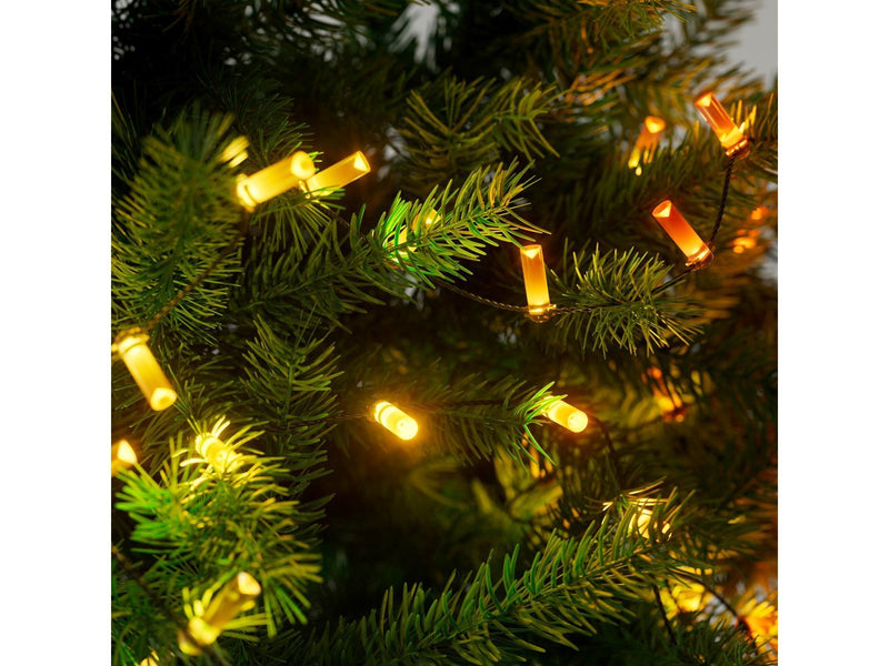 Twinkly Candies – 200 Candle-shaped RGB LEDs Green Wire USB-C