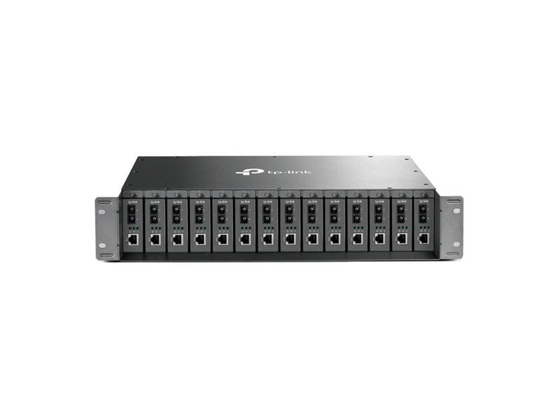 TP-Link TL-MC1400 14-Slot Rackmount Chassis for Media Converts 2U 19"