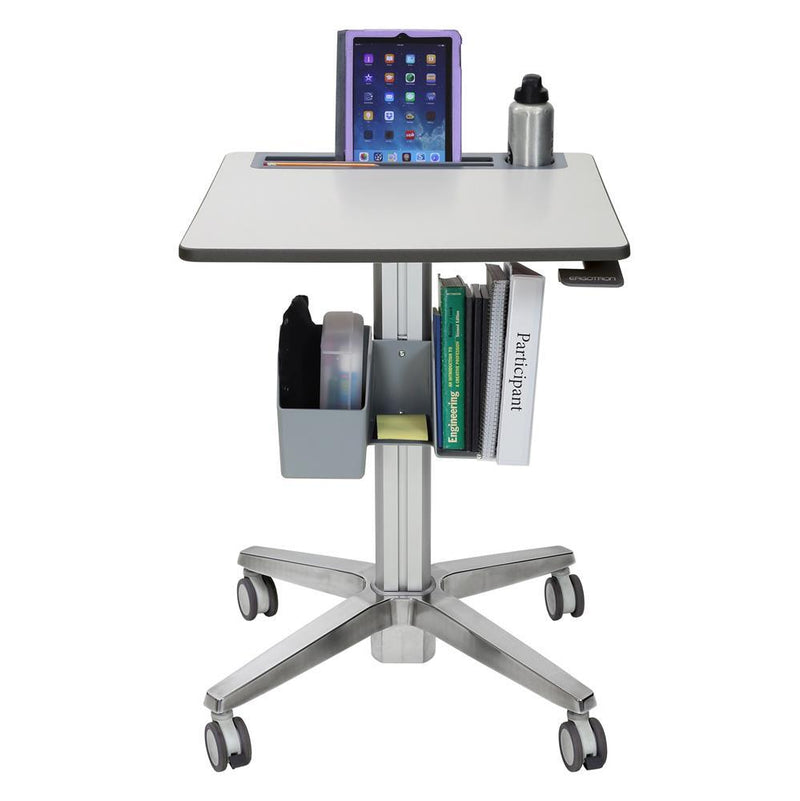 Ergotron LearnFit® mobiler Steh-Sitz Tisch mit 40.6cm Höhenverstellung
