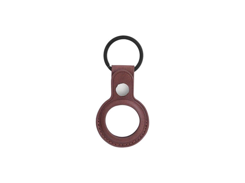 ONSALA Airtag Holder Brown with Keyring