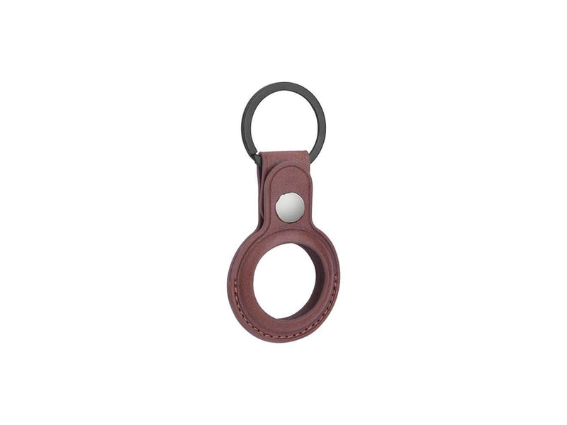 ONSALA Airtag Holder Brown with Keyring