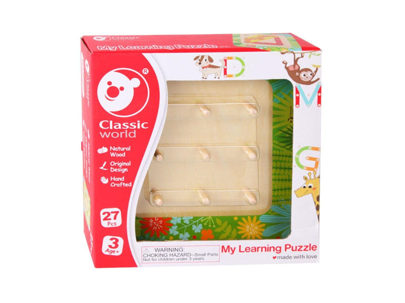 Classic World My Wooden Learning Puzzle 29 pieces