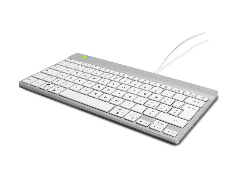 R-Go Tools R-Go Compact Break - keyboard - with integrated break indicator - QWERTY - Italian - white Input Device - Tastaturen
