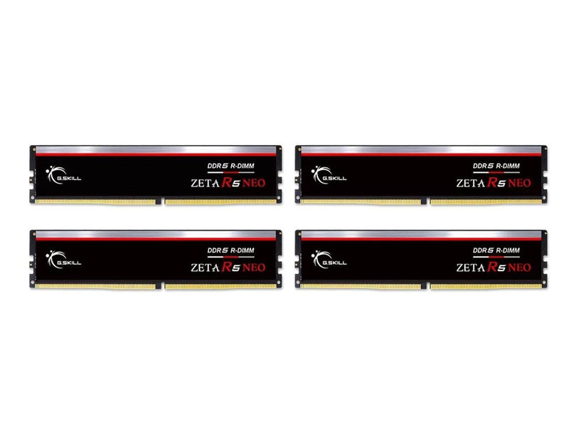 G.Skill Zeta R5 Neo DDR5-6000 - 64GB - CL30 - Quad Channel (4 pcs) - AMD EXPO - Schwarz