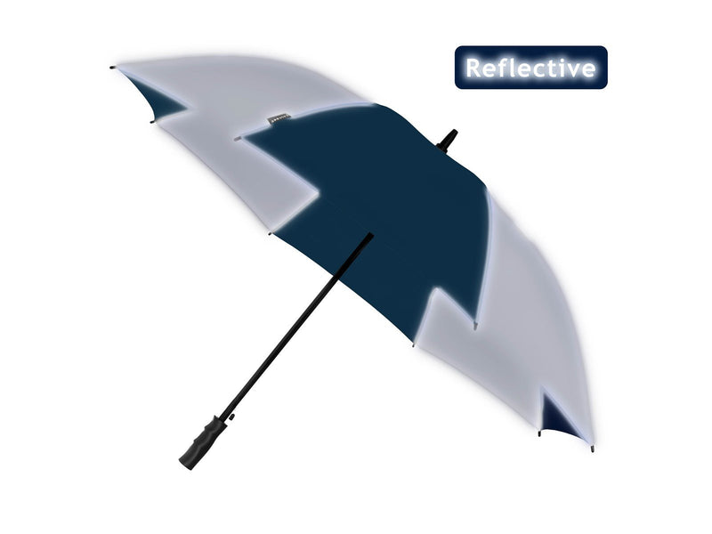 Falcone Reflective Umbrella - Automatic - Windproof - 120 cm - Marine Blue