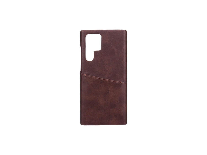 ONSALA Mobilecover Brown with Cardpocket Samsung S22 Ultra
