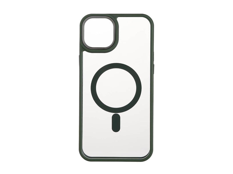 ONSALA Phone Case Bumper MagSeries Green & Clear - iPhone 15 Plus