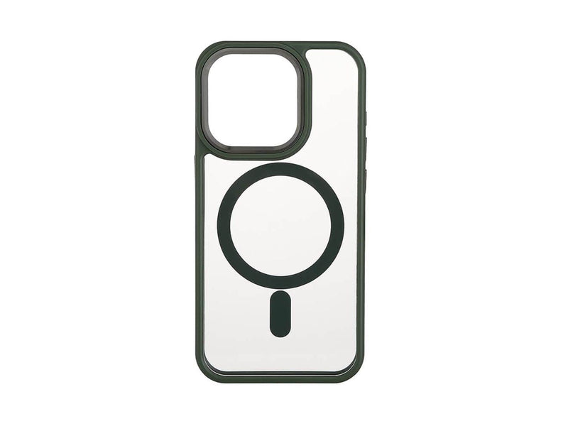 ONSALA Phone Case Bumper MagSeries Green & Clear - iPhone 15 Pro