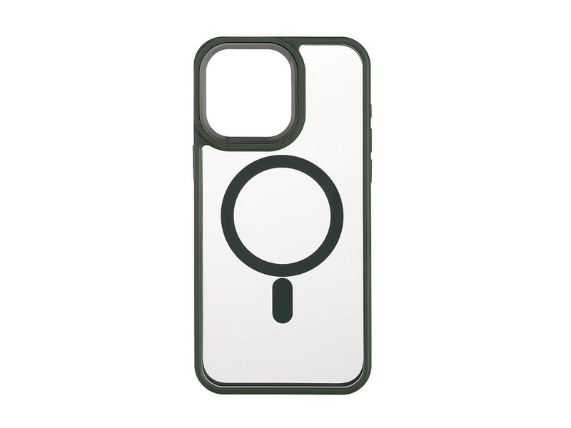 ONSALA Phone Case Bumper MagSeries Green & Clear - iPhone 15 Pro Max