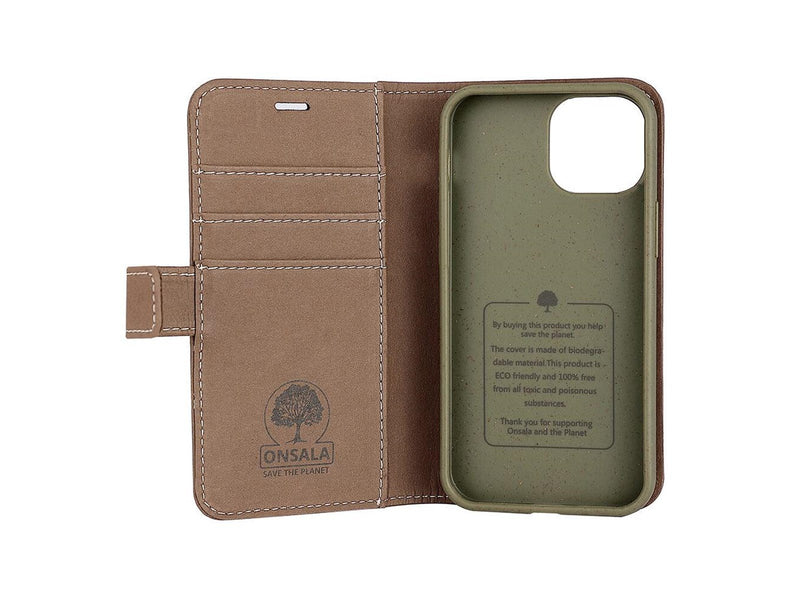 ONSALA Mobile Case Brown iPhone 13 Mini