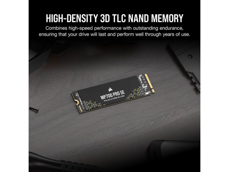 Corsair MP700 Pro SE SSD - 4TB - Ohne Kühlkörper - M.2 2280 - PCIe 5.0