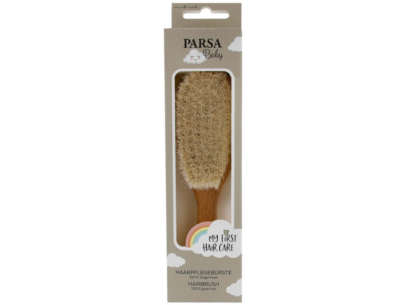 Parsa Baby Babyhaarbürste mit Ziegenhaar aus FSC®-zertifiziertem Buchenholz