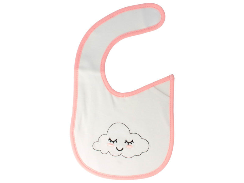 Parsa Baby Lätzchen mit Wolke. 3–6 Monate – Rosa