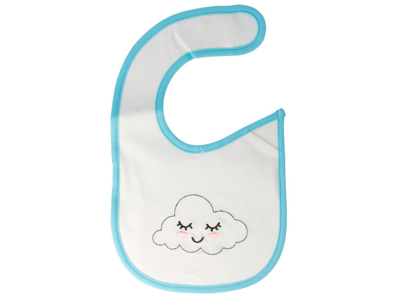 Parsa Baby Lätzchen mit Wolke. 3–6 Monate – Blau