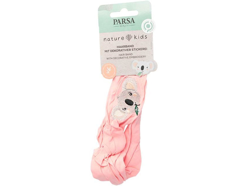Parsa Nature Kids Karlo-Stirnband aus Bambusviskose – Aprikose mit Koala