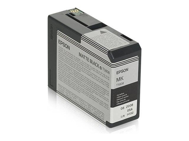 Epson T5808 - matte black - original - ink cartridge - Tintenpatrone Matt Schwarz