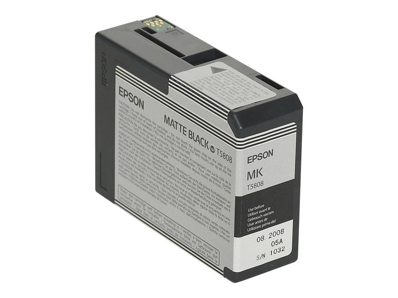 Epson T5808 - matte black - original - ink cartridge - Tintenpatrone Matt Schwarz