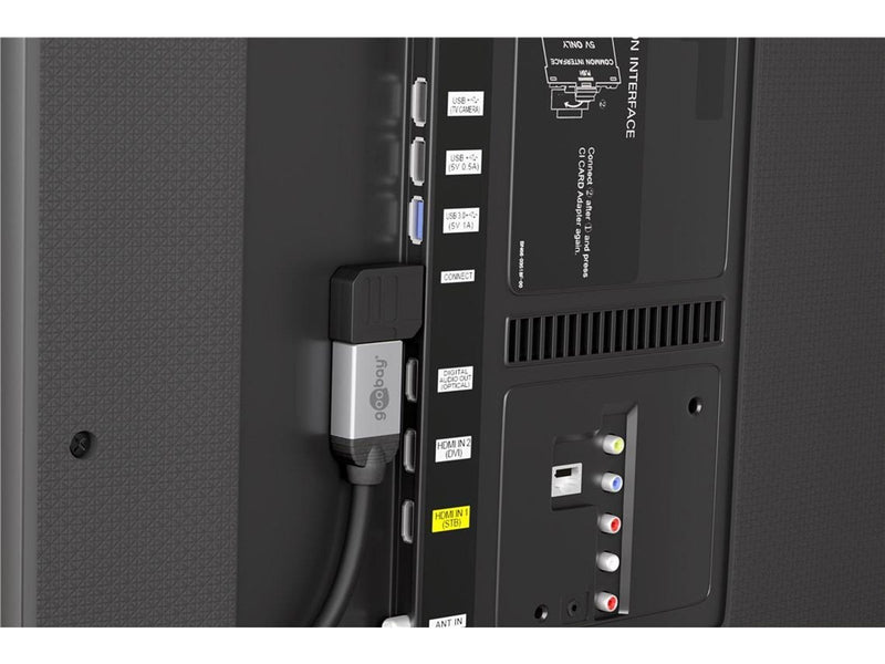 Pro HDMI - Angled Adapter 270° Horizontal - Black