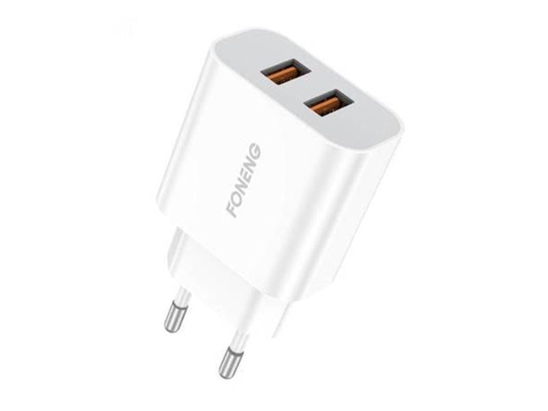 Foneng Fast charger  2x USB EU45 + USB Micro cable