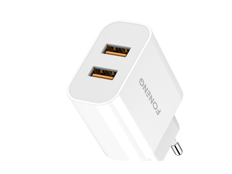 Foneng Fast charger  2x USB EU45 + USB Micro cable