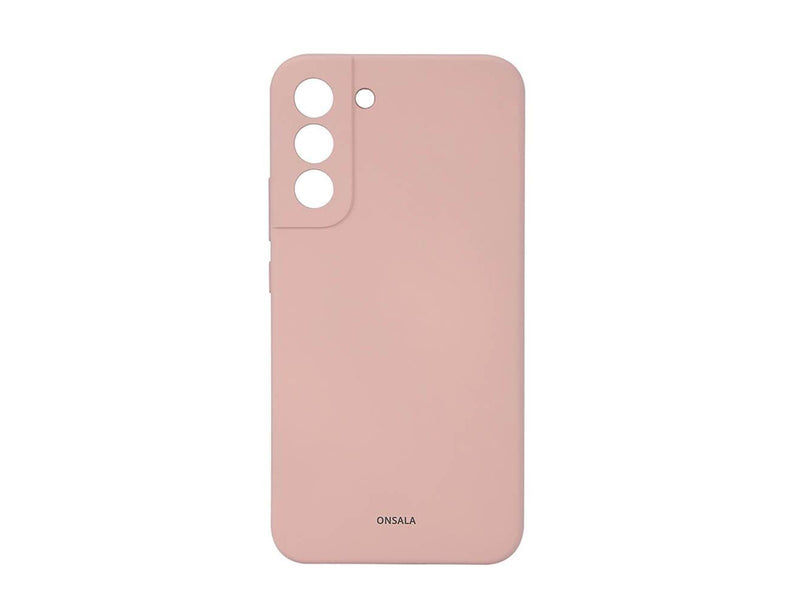 ONSALA Phone Case Silicone Sand Pink - Samsung S22