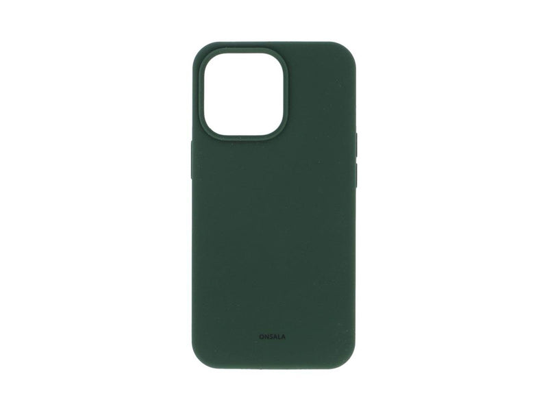 ONSALA Phone Case Silicone Olive Green - iPhone 13 Pro
