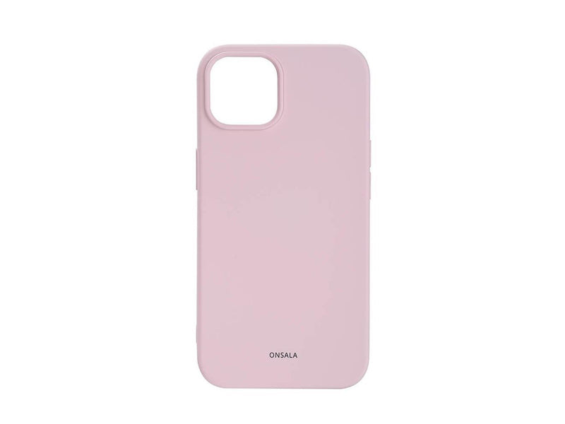 ONSALA Phone Case Silicone Chalk Pink - iPhone 13/14