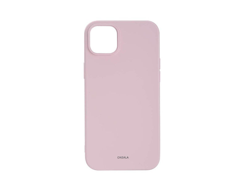 ONSALA Phone Case Silicone Chalk Pink - iPhone 14 Plus