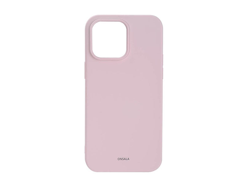 ONSALA Phone Case Silicone Chalk Pink - iPhone 14 Pro Max