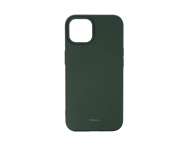 ONSALA Phone Case Silicone Olive Green - iPhone 13/14