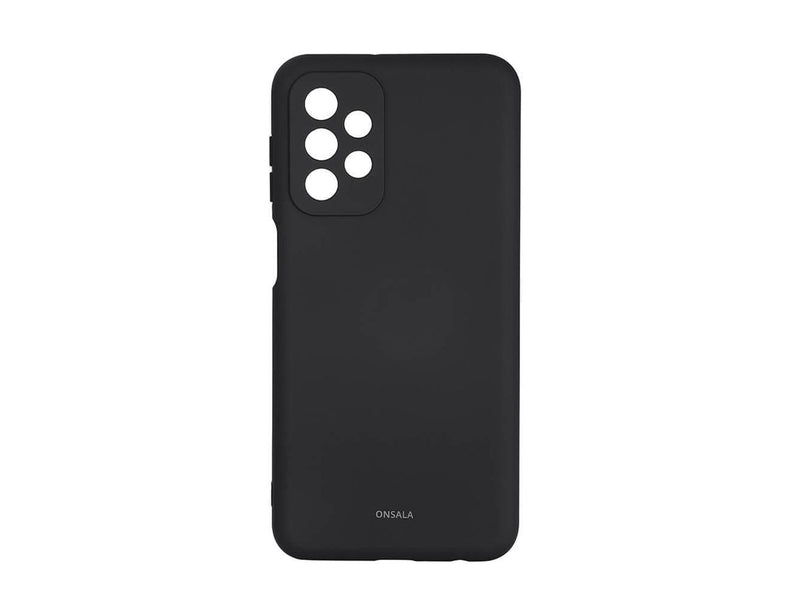 ONSALA Phone Case Silicone Black - Samsung Galaxy A23 5G