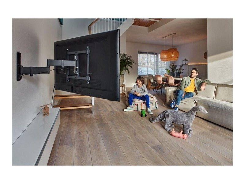 Vogel's Comfort TVM 3445 mounting kit - full-motion - for flat panel - black 25 kg 65" 100 x 100 mm