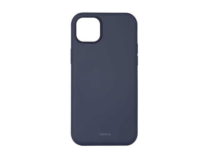 ONSALA Phone Case Silicone Dark Blue - iPhone 14 Plus