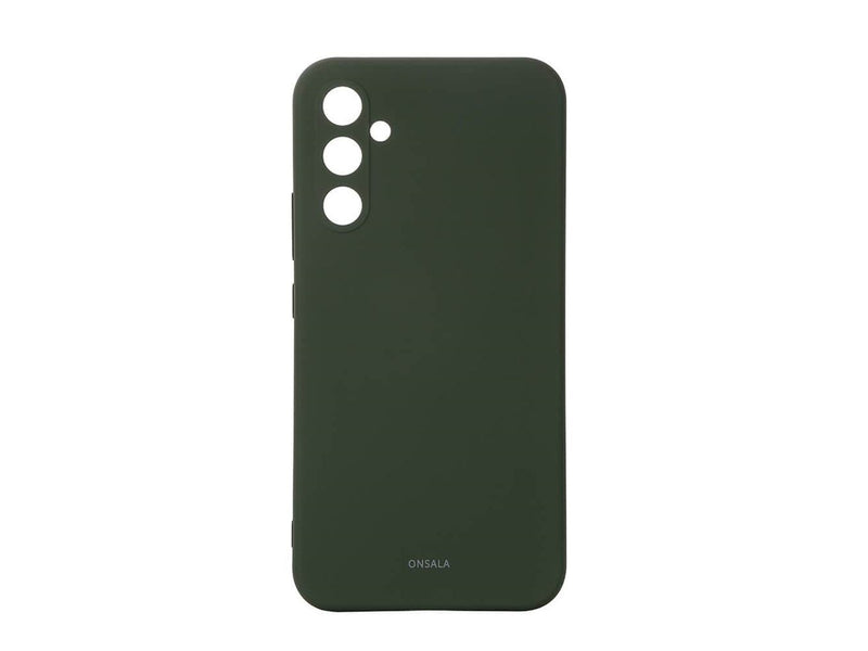 ONSALA Phone Case Silicone Dark Green - Samsung Galaxy A34 5G
