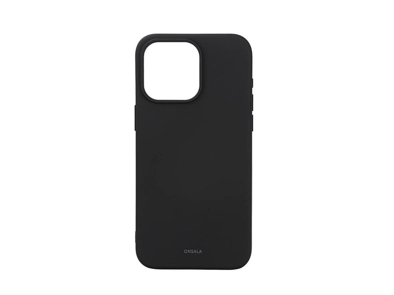 ONSALA Phone Case with Silicone Feel MagSeries Black - iPhone 15 Pro Max