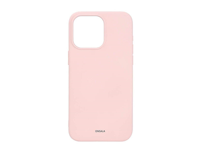 ONSALA Phone Case with Silicone Feel MagSeries Chalk Pink - iPhone 15 Pro Max