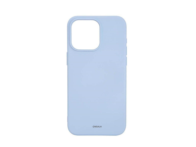 ONSALA Phone Case with Silicone Feel MagSeries Light Blue - iPhone 15 Pro Max