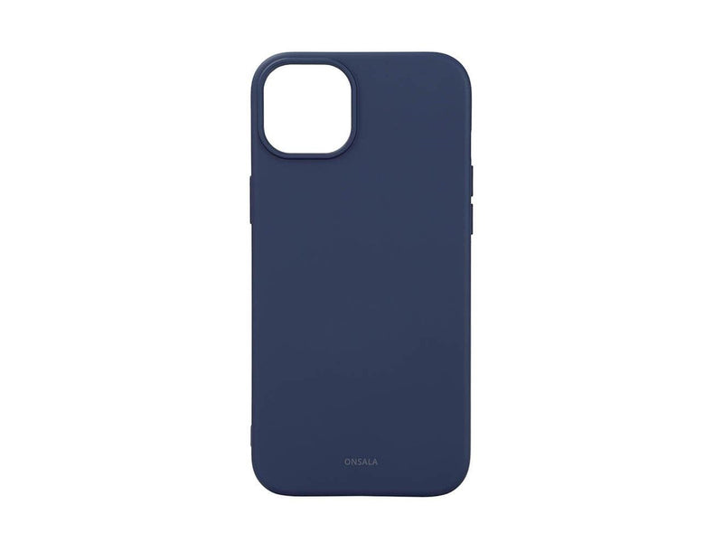 ONSALA Phone Case with Silicone Feel MagSeries Dark Blue - iPhone 15 Plus