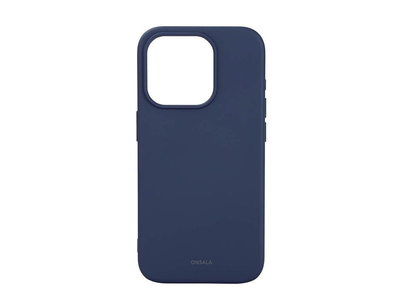 ONSALA Phone Case with Silicone Feel MagSeries Dark Blue - iPhone 15 Pro