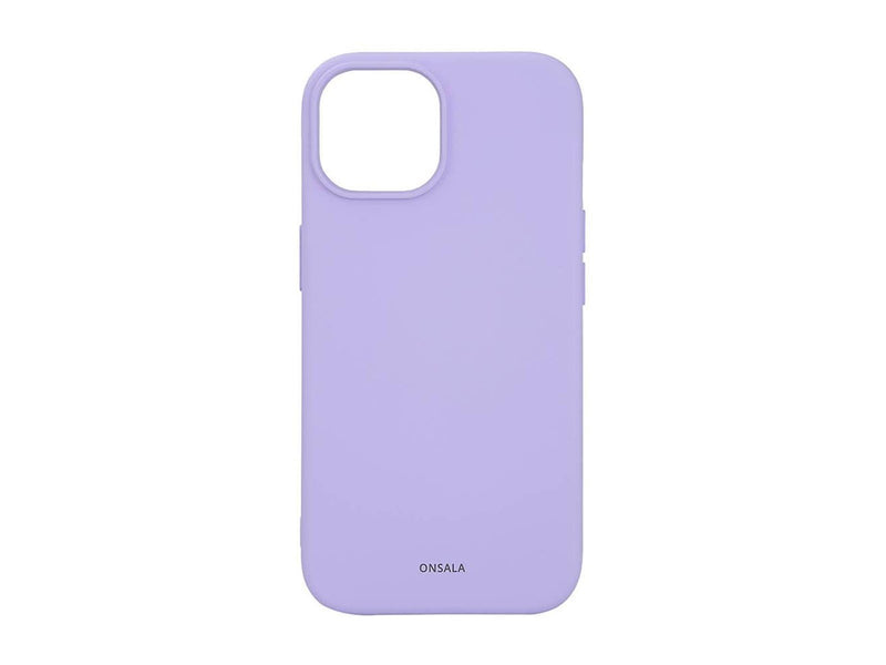 ONSALA Phone Case with Silicone Feel MagSeries Purple - iPhone 15