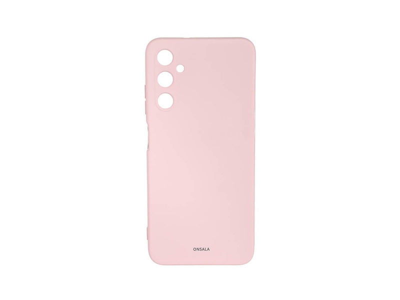 ONSALA Phone Case with Silicone Feel Chalk Pink - Samsung A05s 4G