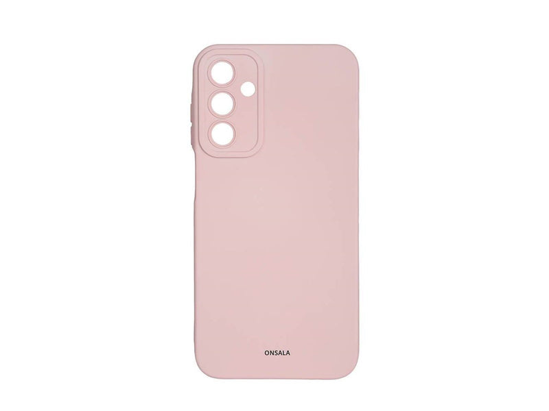ONSALA Phone Case with Silicone Feel Chalk Pink - Samsung A15 5G/A15 4G