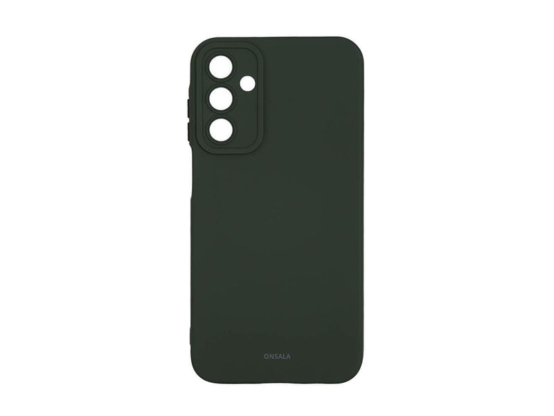 ONSALA Phone Case with Silicone Feel Olive Green - Samsung A15 5G/A15 4G