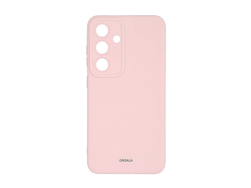 ONSALA Phone Case Silicone Chalk Pink - Samsung S24 5G
