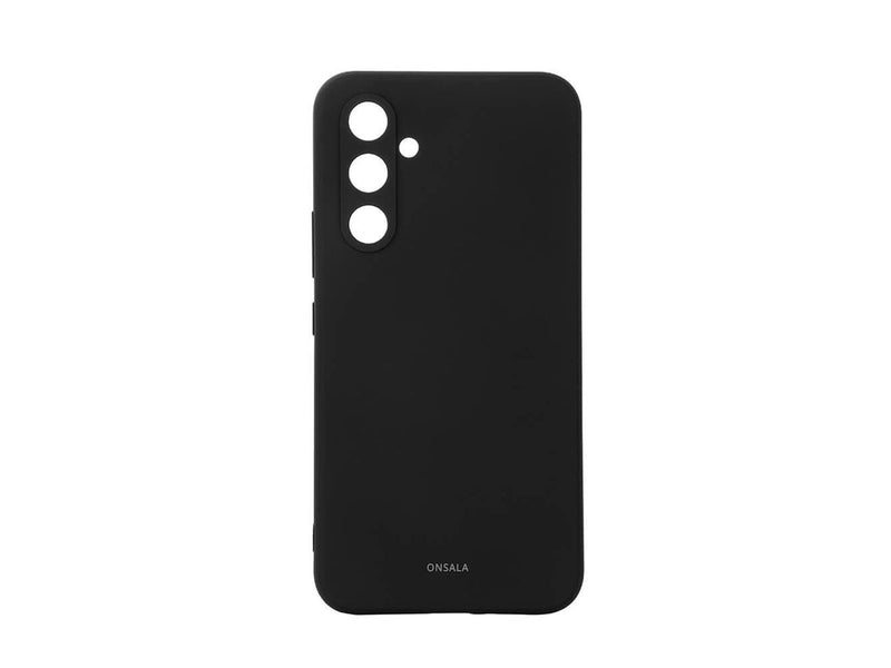 ONSALA Phone Case with Silicone Feel Black - Samsung A55 5G