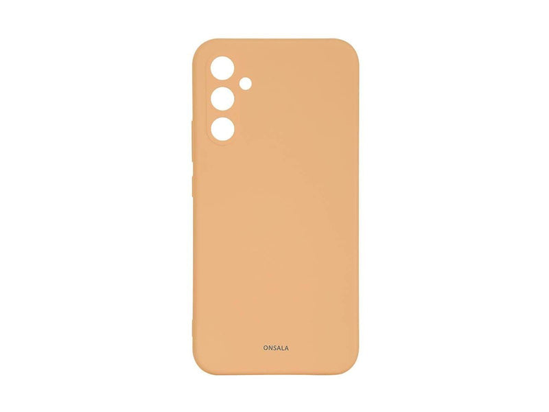 ONSALA Phone Case with Silicone Feel Apricot - Samsung A35 5G