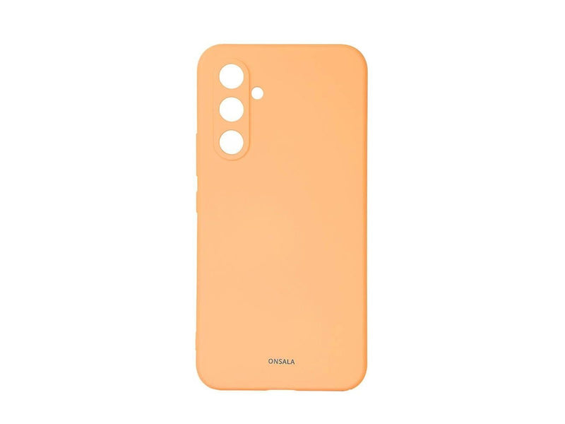 ONSALA Phone Case with Silicone Feel Apricot - Samsung A55 5G
