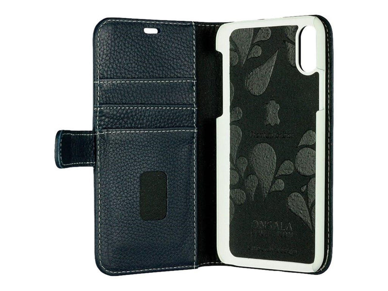 ONSALA Leather Marineblue iPhoneX